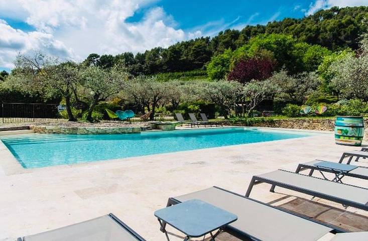 Hôtel pour 2 personnes, avec terrasse ainsi que jardin et piscine à Entrechaux - 3