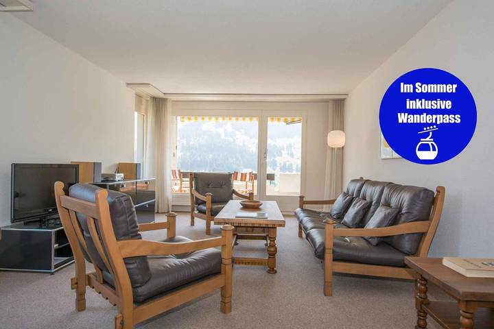 Ferienwohnung für 4 Personen, mit Balkon in Adelboden