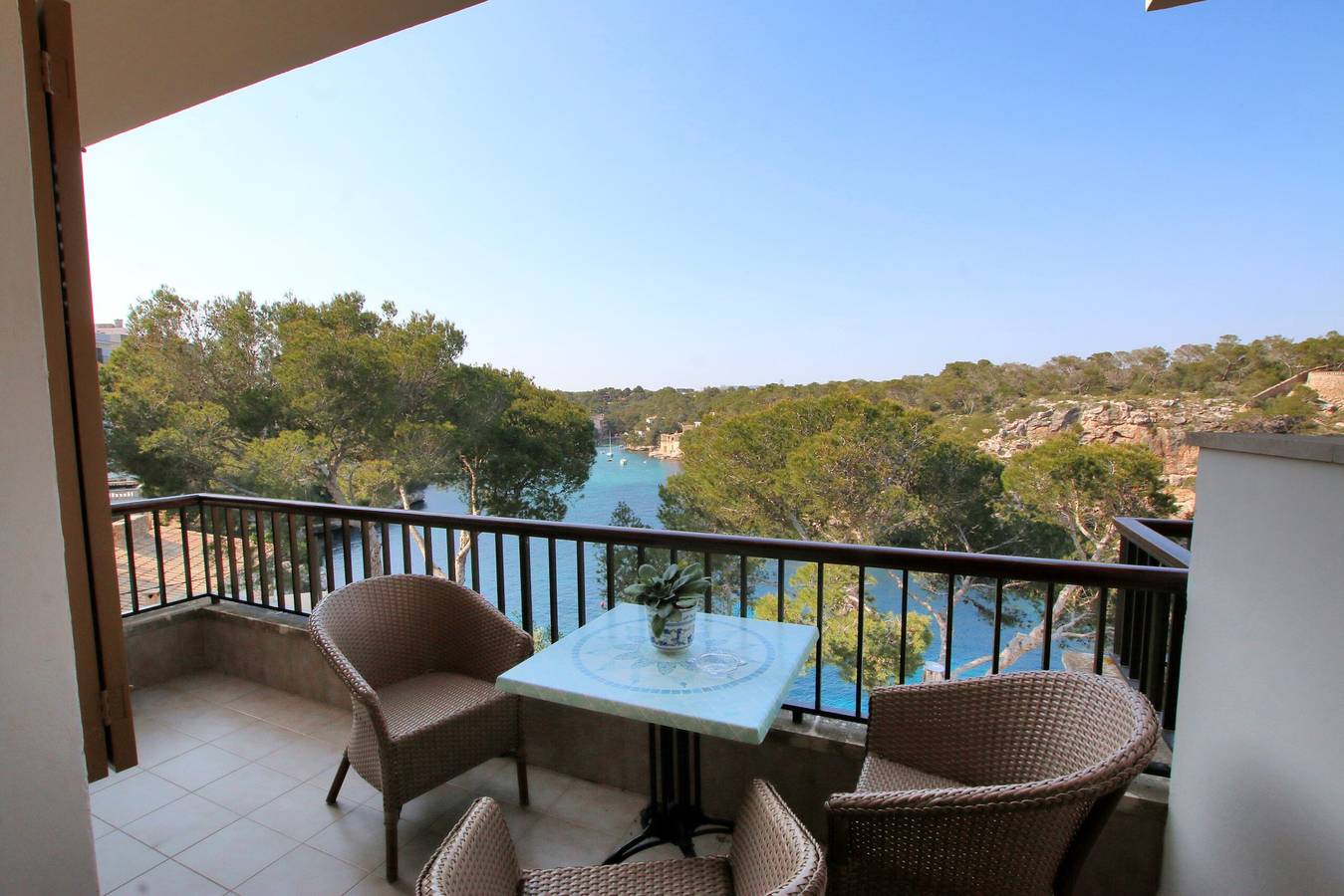 Ganze Wohnung, Ferienwohnung 'Cala Figuera 4b' mit Meerblick, Balkon und Wi-Fi in Cala Figuera, Santanyí