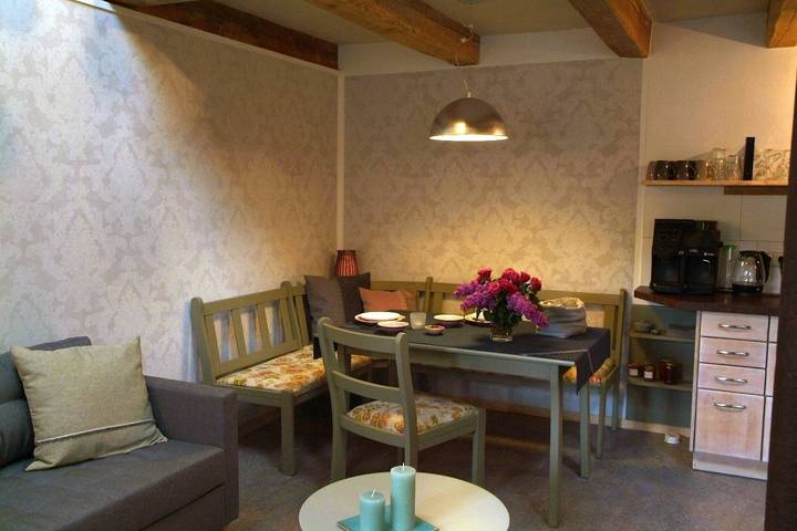 Ferienwohnung für 2 Personen, mit Terrasse und Garten sowie Sauna in Vogelsang-Warsin - 3