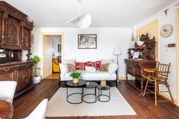 Gîte pour 4 personnes, avec vue et jardin dans Gare De Colmar