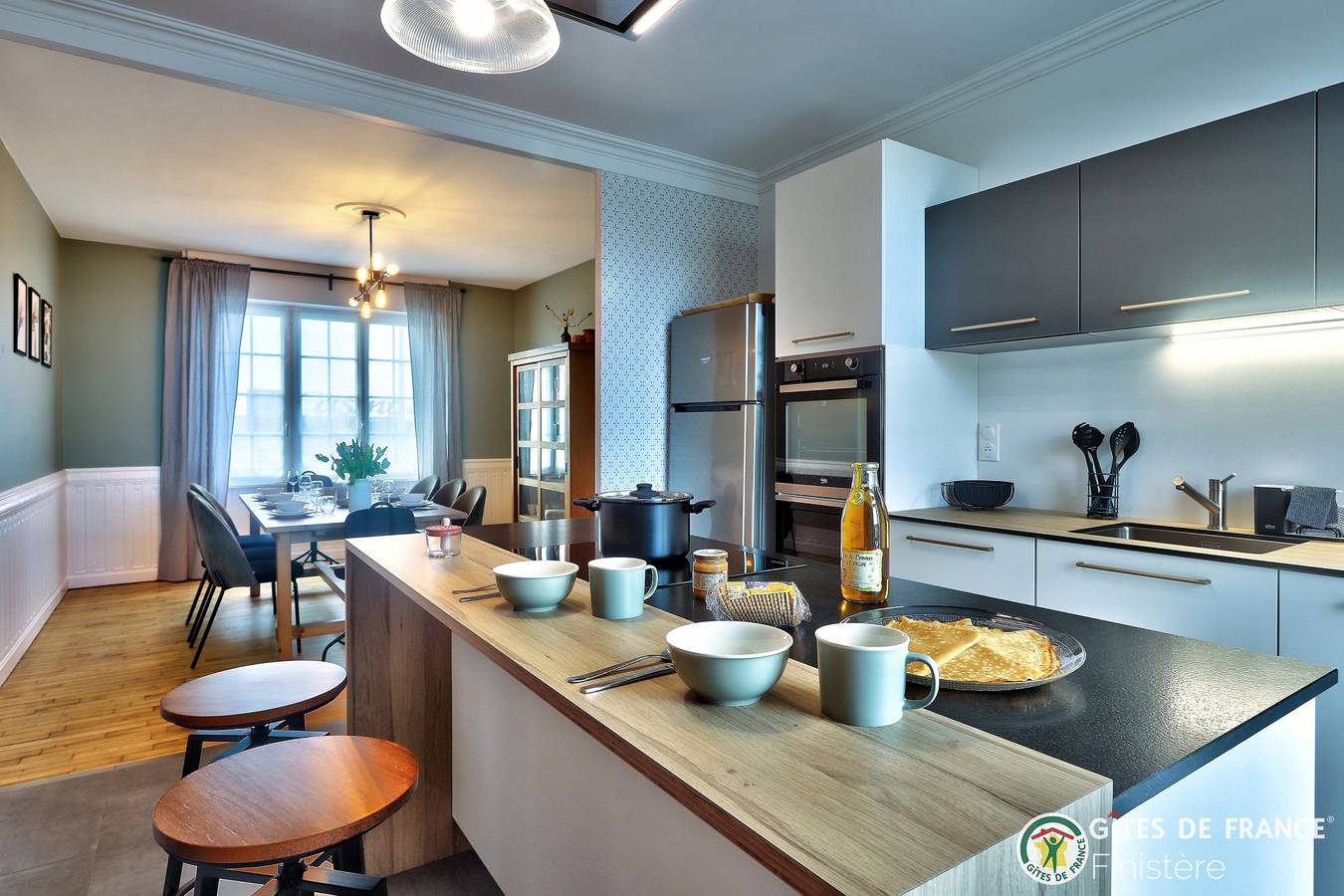 Gîte für 6 Personen mit Garten in Ploudalmézeau, Brest und Umgebung