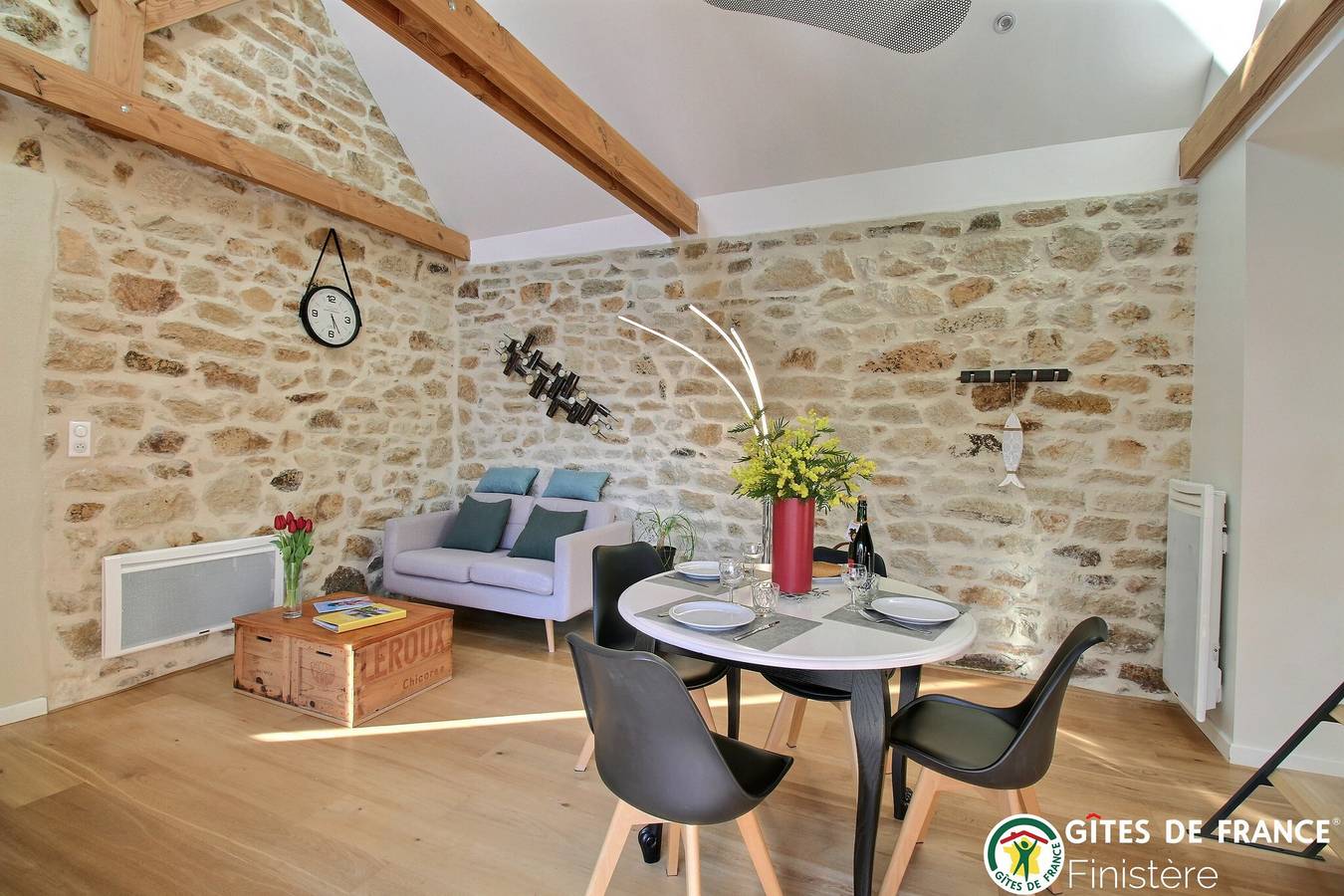 Gîte für 2 Personen mit Terrasse in Fouesnant, Côte de Cornouaille