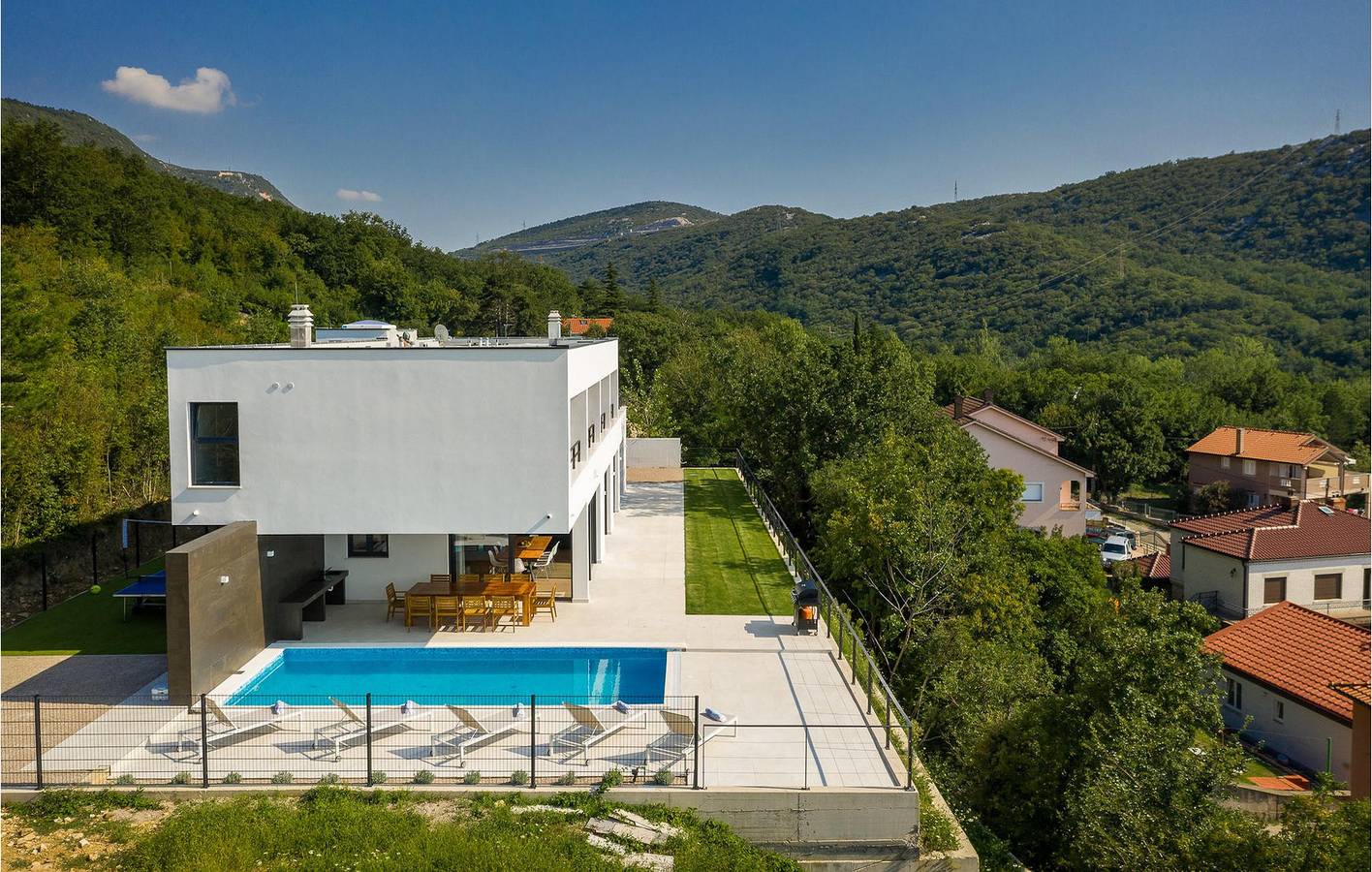 Gemütliche Ferienwohnung mit Pool, 200 m von der Küste in Kraljevica entfernt in Bakarac, Kraljevica
