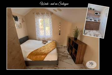 Gîte pour 2 personnes, avec jacuzzi et terrasse à Pruniers-en-Sologne