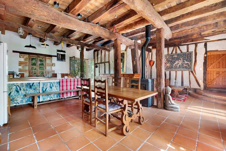 Zen-Bauernhaus im Herzen der Gascogne mit Salzwasserpool in Boulaur, Gers