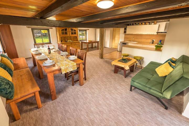 Apartament wakacyjny dla 14 osób, z Balkon i Taras oraz Ogród i Widok w Trutnov