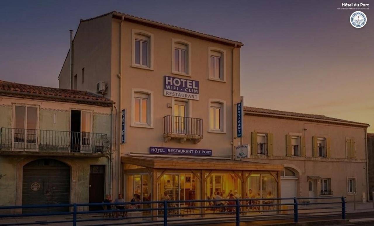 L'Hotel du port in Port-la-Nouvelle, Côte méditerranéenne (France)