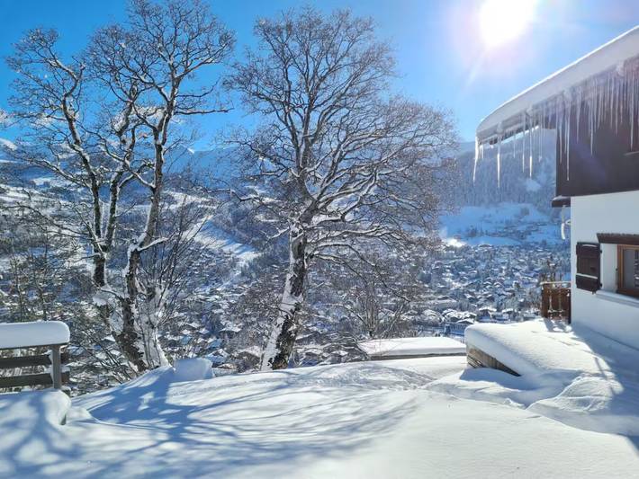 Location de vacances pour 4 personnes, avec jardin à Megève