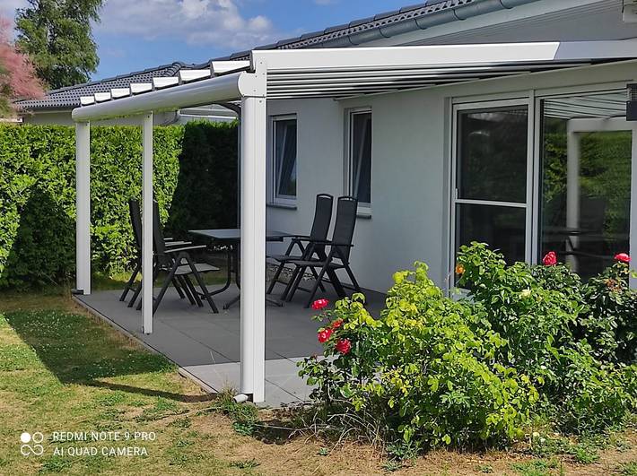 Ferienhaus für 4 Personen, mit Terrasse und Garten sowie Sauna