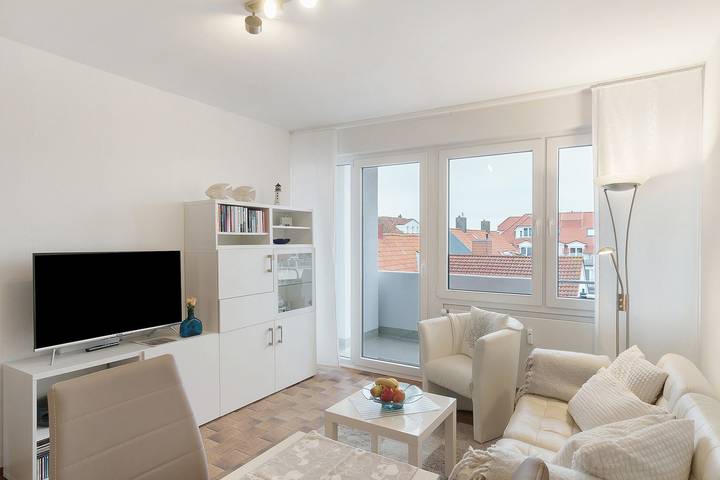 Ferienwohnung für 2 Personen, mit Balkon auf Norderney