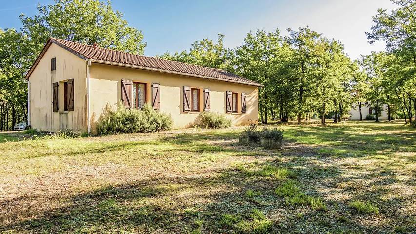 Maison de vacances pour 6 personnes, avec piscine et jardin, animaux acceptés à Salignac-Eyvigues