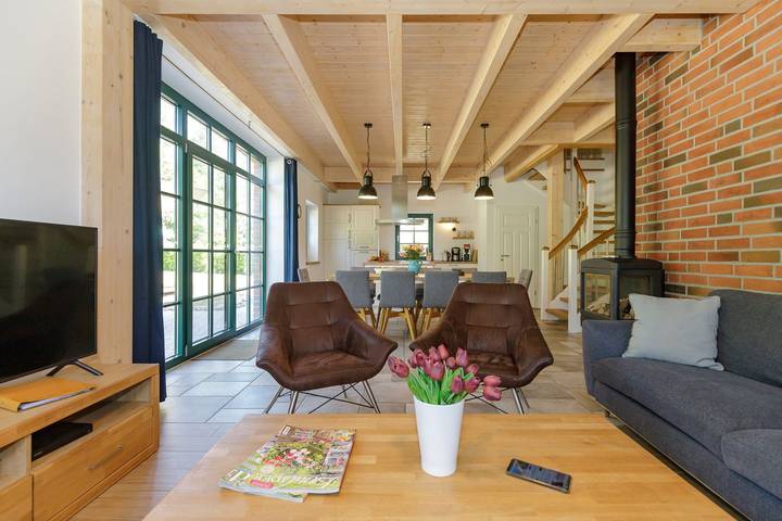 Vakantiehuis voor 12 personen, with Terras and Tuin as well as Sauna in Rerik
