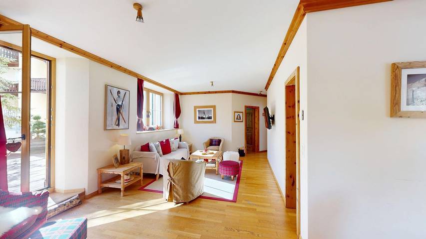 Ferienwohnung für 6 Personen, mit Terrasse in Samedan - 2