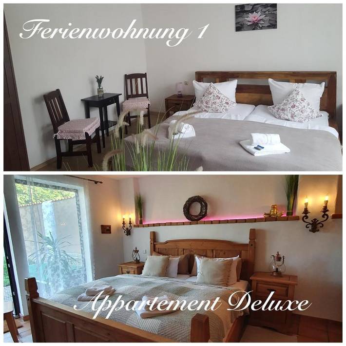 Ferienwohnung für 4 Personen, mit Terrasse und Garten sowie Sauna und Ausblick in Zossen