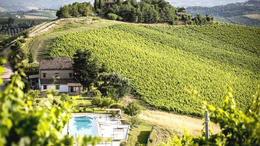 Appartamento per 2 persone, con giardino e piscina a Ripatransone