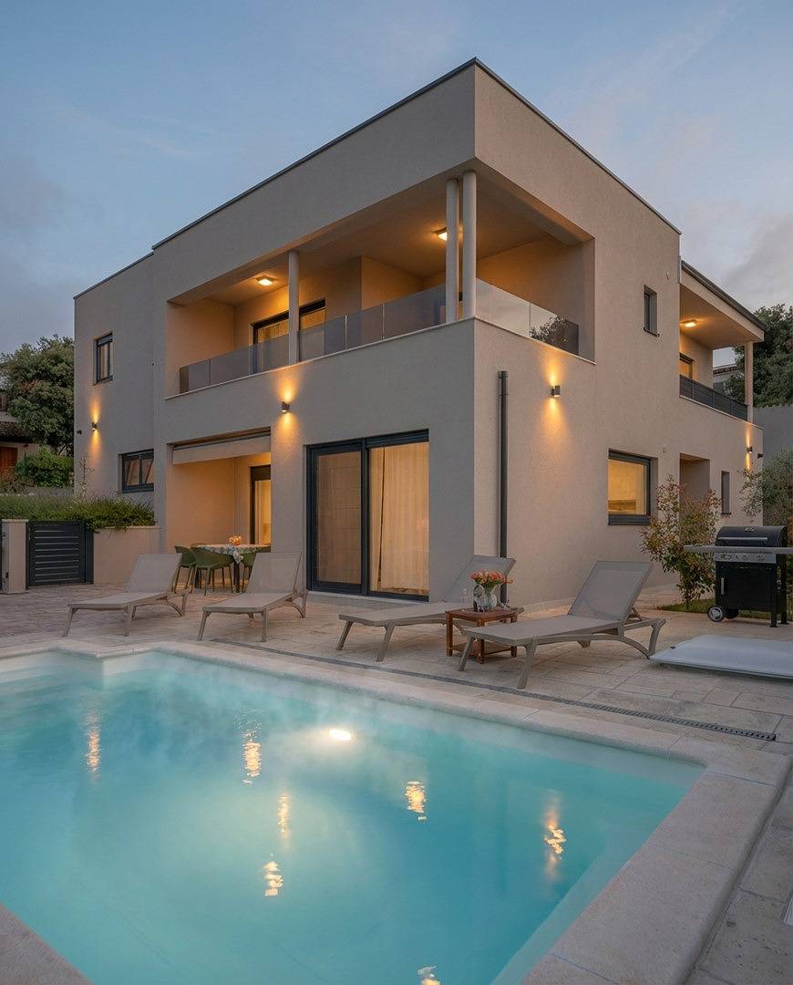 New amazing holiday house with pool in Vinkuran, Südküste Istrien