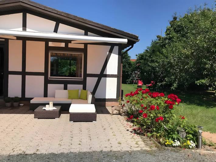 Bungalow für 2 Personen, mit Garten am Edersee