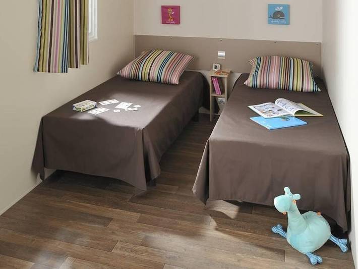 Camping Le Marqueval - Mobilhome 6 personas - Super Cordelia 32m² - 3 habitaciones in Pourville-sur-Mer, Hautot-sur-Mer
