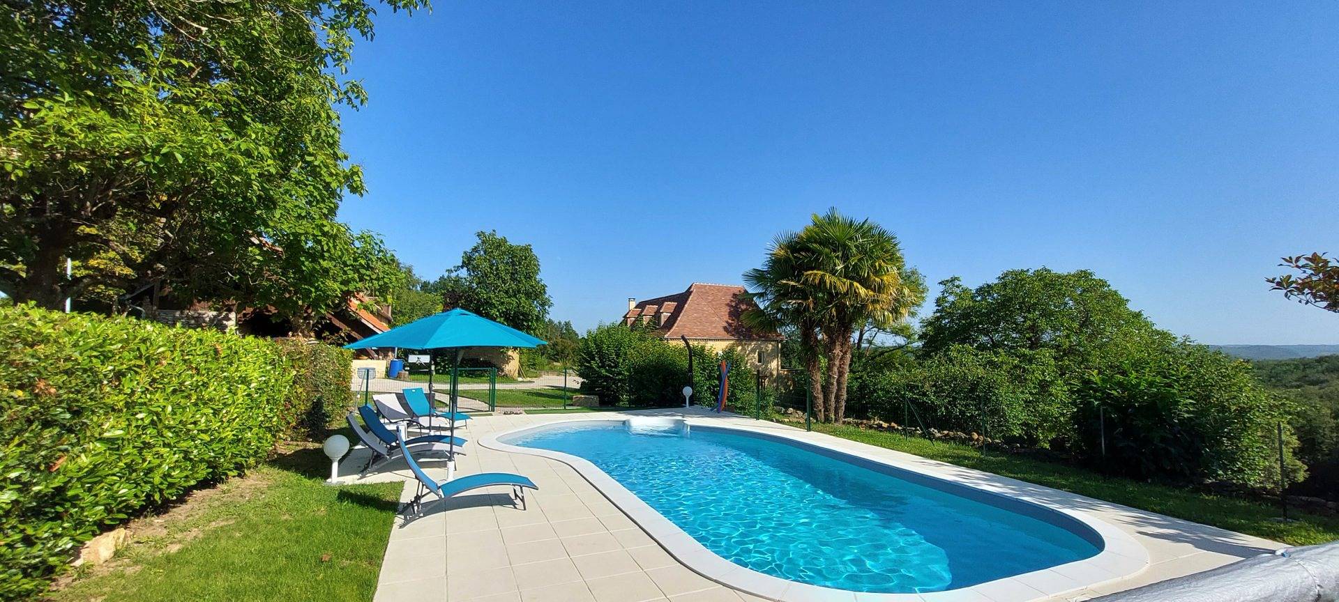 "La Grange", grand gîte de charme (5/7 pers.) in Vézac, Périgord Noir
