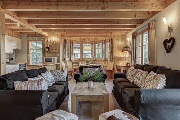 Chalet für 9 Personen, mit Sauna, kinderfreundlich in der Schweiz - 3
