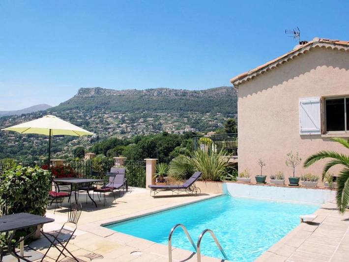Location de vacances pour 6 personnes, avec jardin ainsi que piscine et vue à Vence - 2