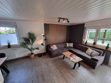 Ferienhaus mit Meerblick für 4 Personen, mit Sauna und Terrasse sowie Garten in Ostfriesland