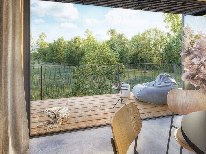 Ferienwohnung für 4 Personen, mit Sauna und Whirlpool sowie Garten und Balkon in Wangels - 2