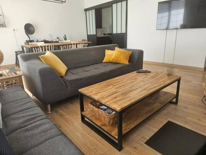 Location de vacances pour 8 personnes, avec piscine ainsi que jardin et vue à Saint-Martin-le-Beau - 3