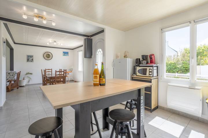 Maison de vacances 'Maison Proche Du Port Plage Et Surf' avec terrasse privée, jardin privé et Wi-Fi in Saint-Guénolé, Penmarch