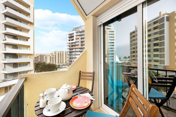 Vakantiewoning voor 4 personen, met balkon in Portimão