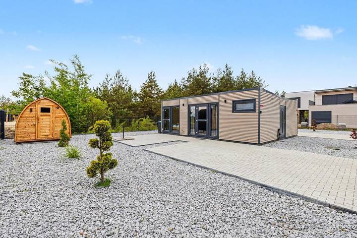 Ferienhaus für 4 Personen, mit Terrasse und Garten sowie Sauna