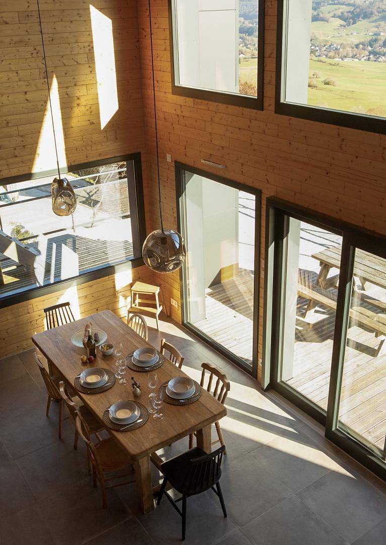 Gîte für 7 Personen mit Terrasse in Foncine-le-Haut, Regionaler Naturpark Hochjura