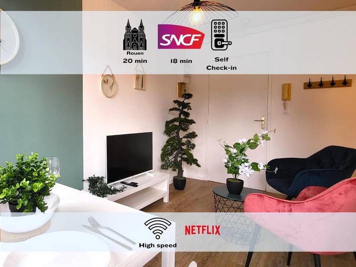 Gîte pour 2 personnes, avec terrasse à Caudebec-lès-Elbeuf - 3