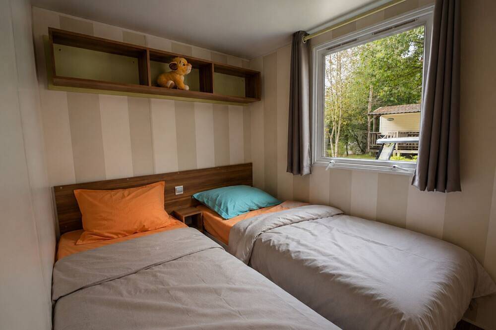 Mobil home moderne avec terrasse pour 4 personnes in Granges-Aumontzey, Parc naturel régional des Ballons des Vosges