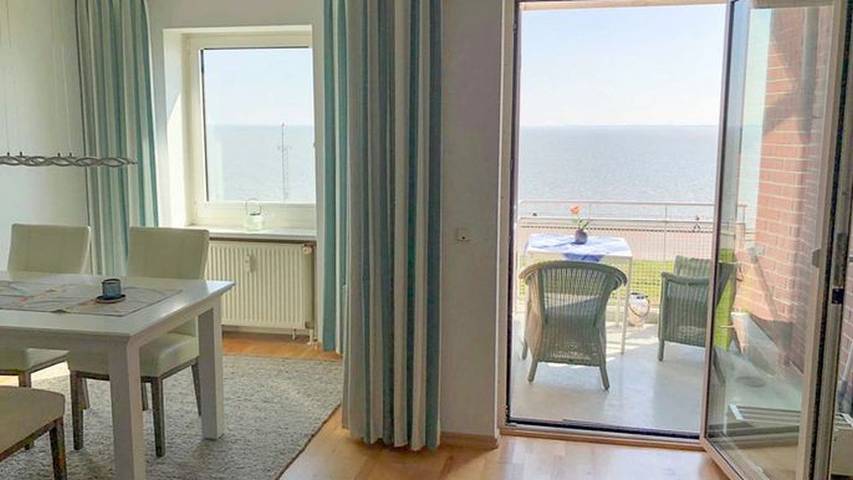 Vakantiewoning voor 4 personen, met uitzicht en balkon in Wilhelmshaven
