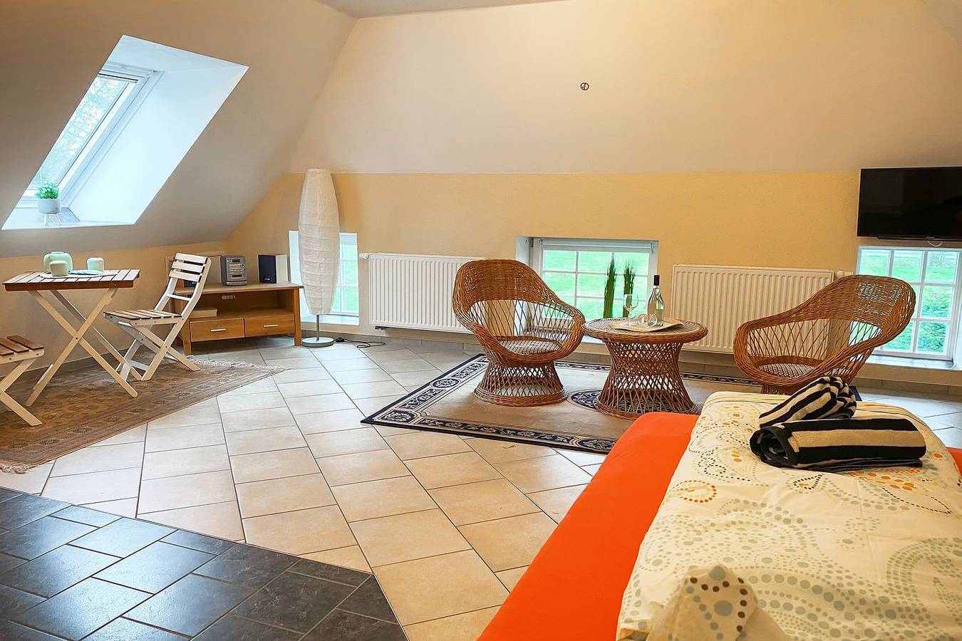 Ganze Wohnung, Heuboden Achterstadt – Landidylle pur. Gemütlich. Natur. Ruhig. in Stadland, Wesermarsch