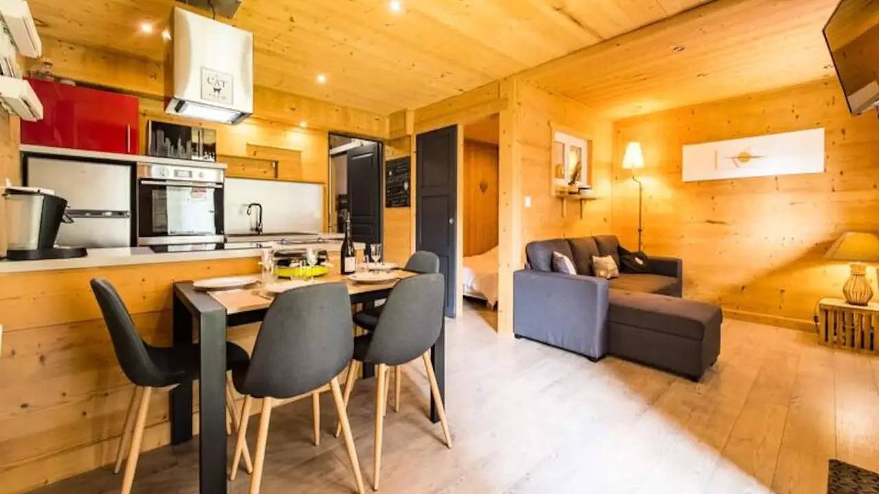 Appartement de vacances entier, Ferienwohnung für 6 Personen (45 m²) in Le Mollard in Col du Mollard, Albiez-Montrond