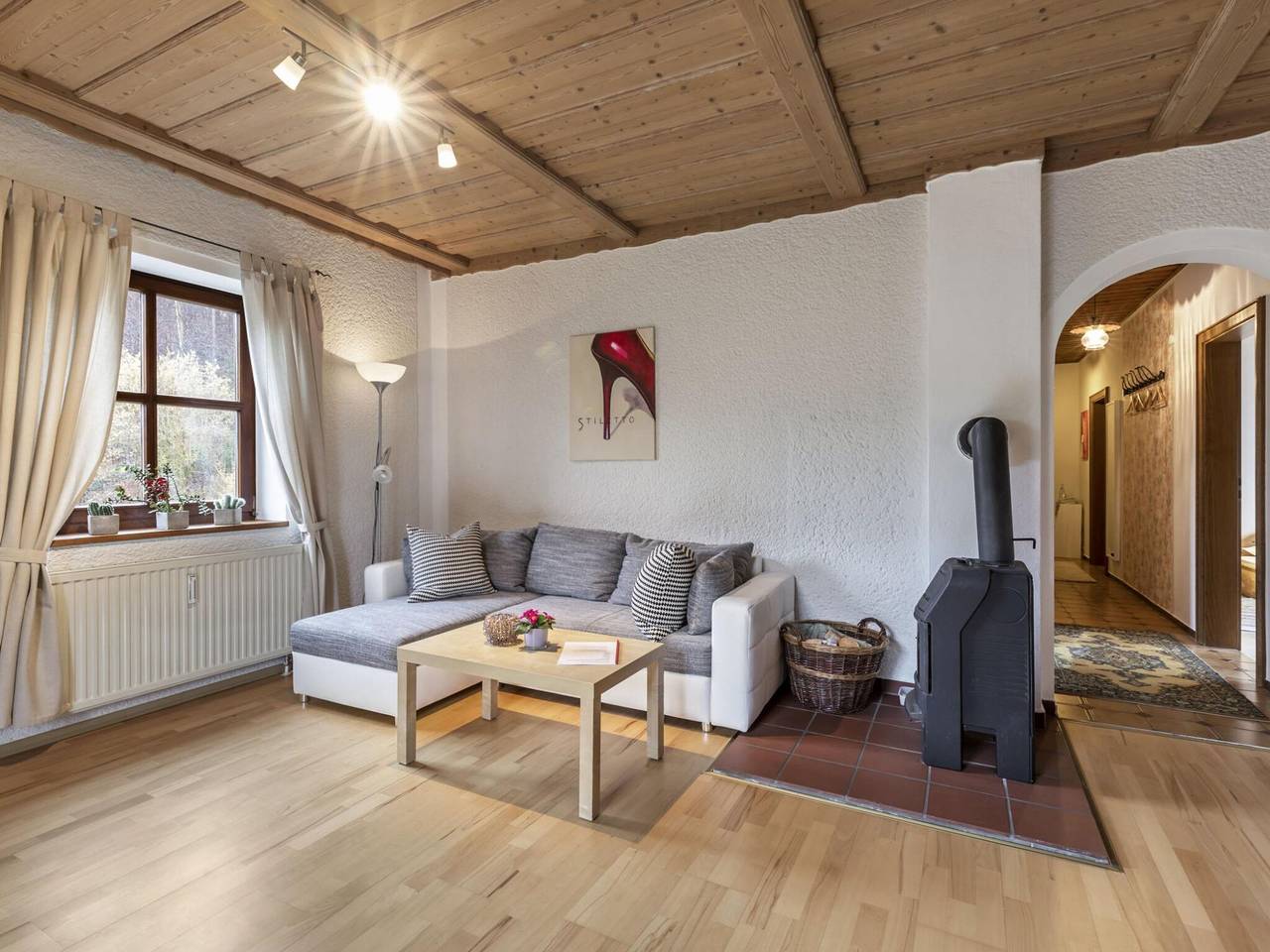 Ganze Wohnung, Alluring Apartment in Schönsee with Garden in Schönsee, Naturpark Oberpfälzer Wald