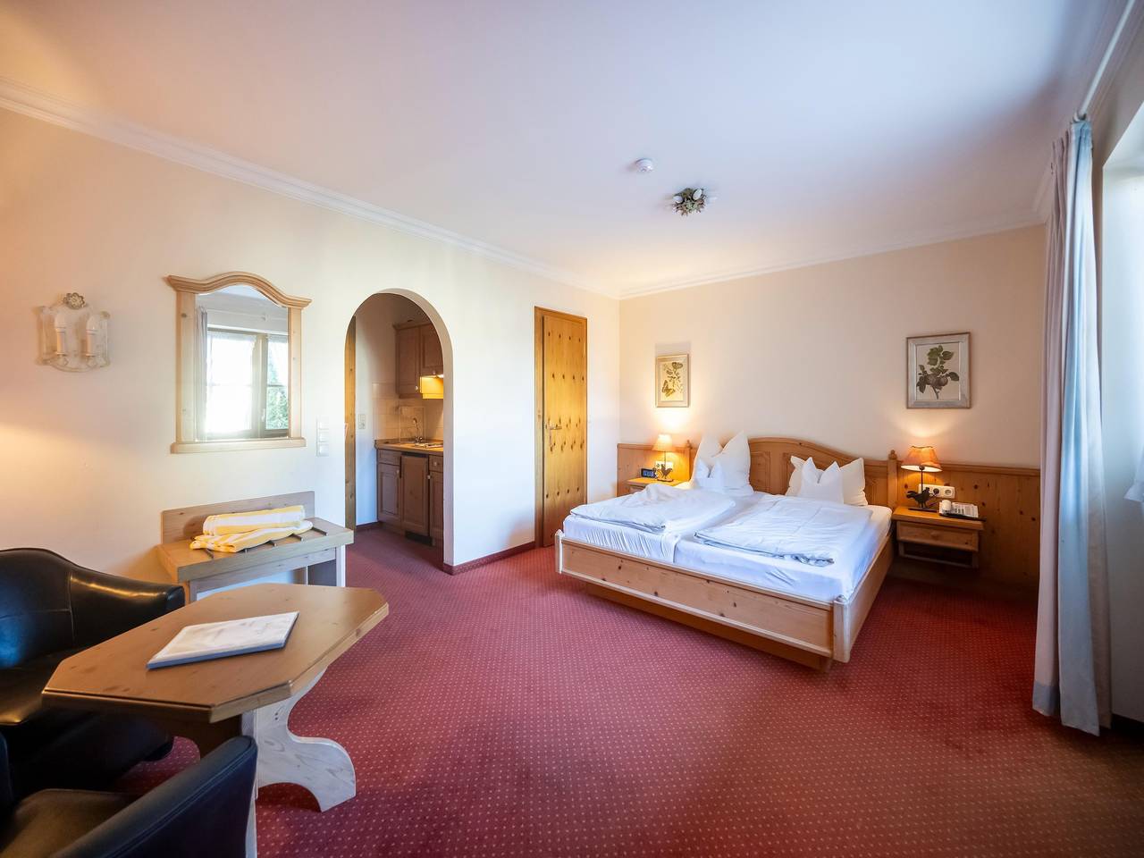 Geheel appartement, Ruime studio in Bad Birnbach in Bad Birnbach, Bayerische Golf und Thermenland