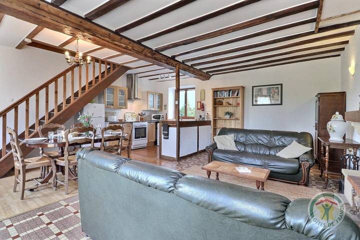 Gîte pour 6 personnes, avec piscine ainsi que jardin et terrasse à Mellé (Brittany) - 4