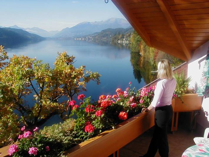 Ferienwohnung für 6 Personen, mit Ausblick und Seeblick sowie Garten und Sauna, mit Haustier - 1