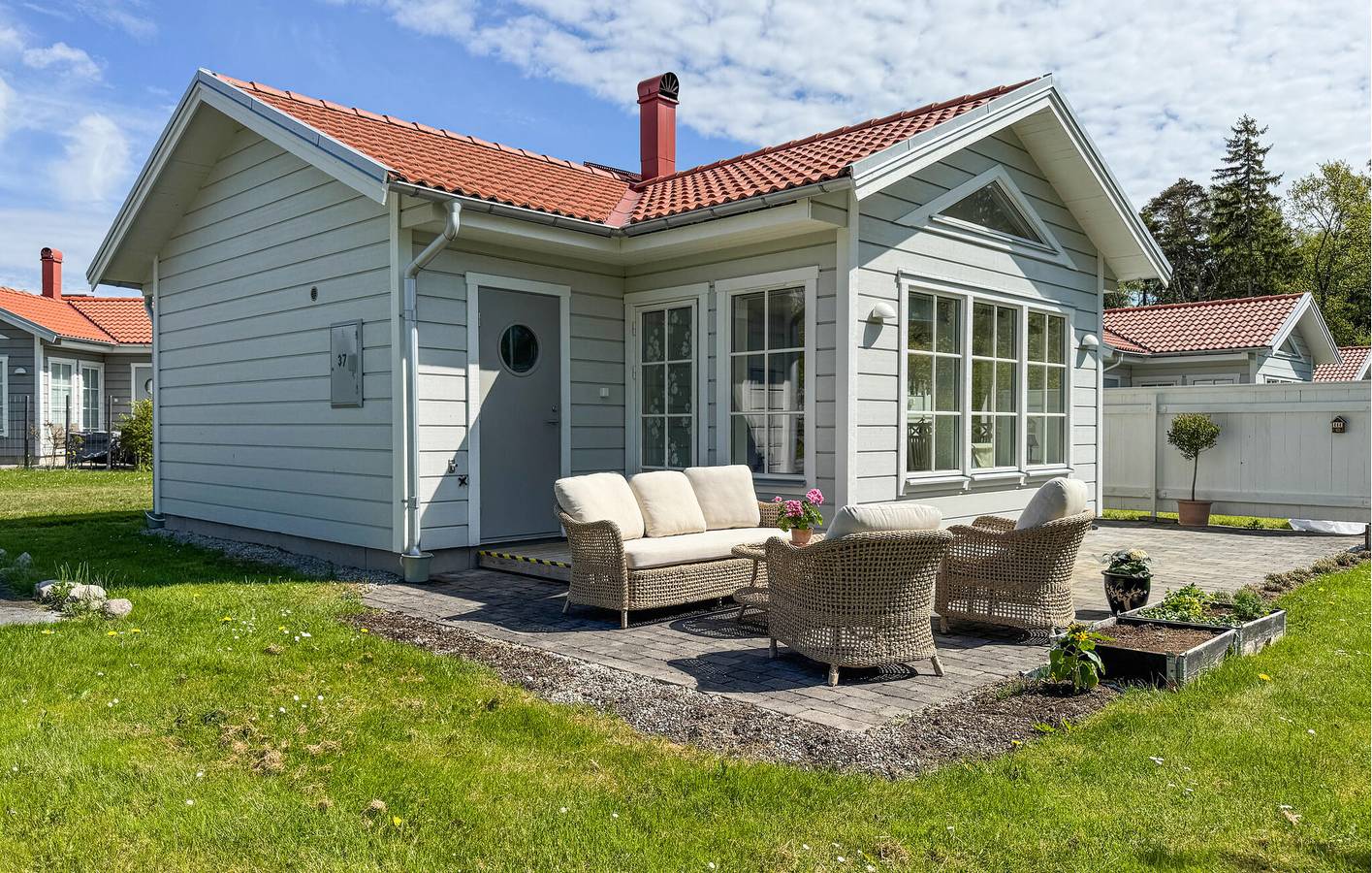 Ferienhaus für 4 Personen mit Terrasse in Tofta, Gotland