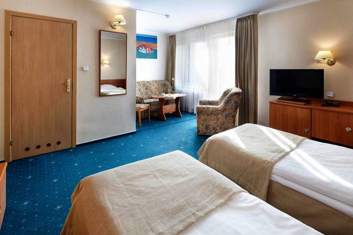 Hotel für 4 Personen, mit Garten und Sauna sowie Ausblick, mit Haustier in Leba - 3