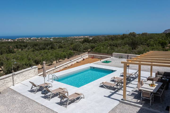 Ferienhaus für 6 Personen, mit Meerblick und Garten in Rethymno und Umgebung - 2