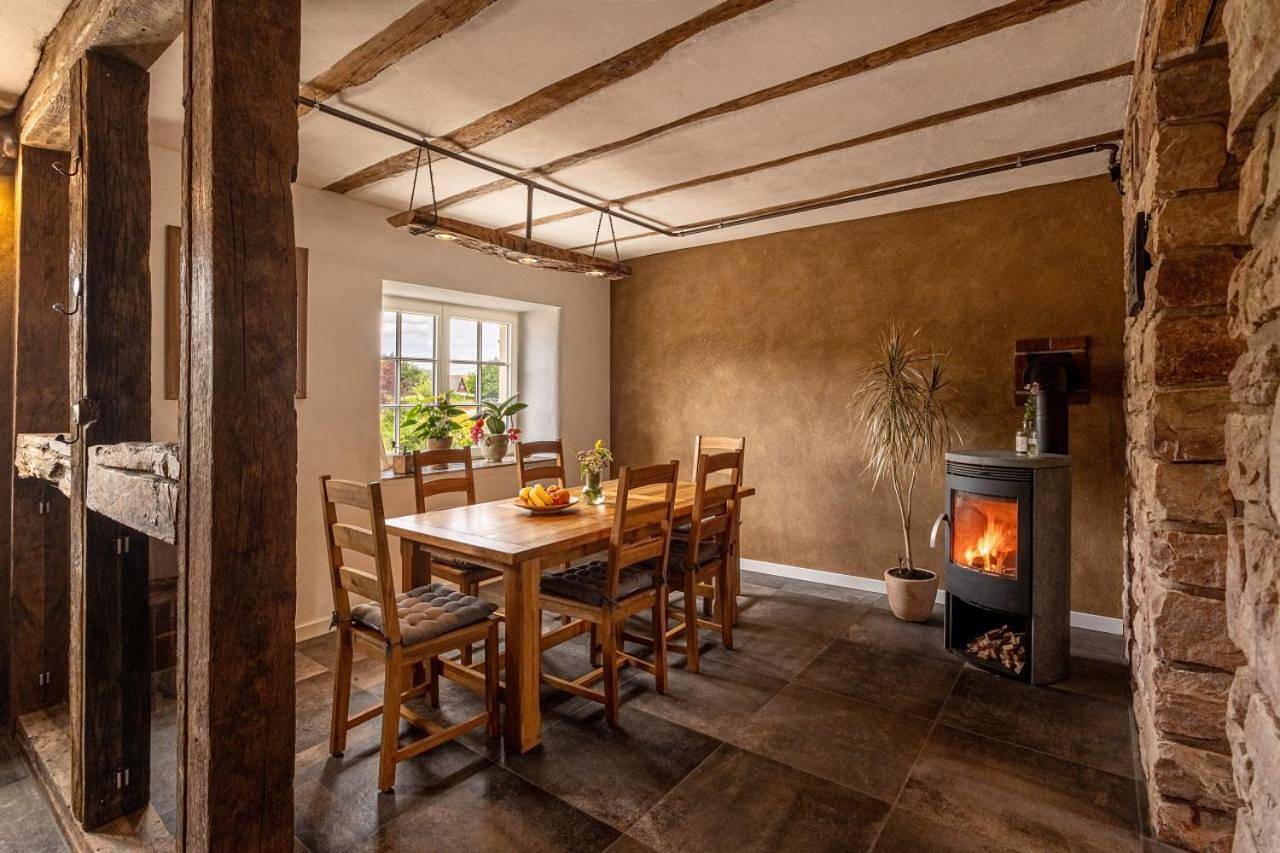 Historic Farmhouse I Chimney I Terrace I Kitchen in Hillesheim, Vulkaneifel
