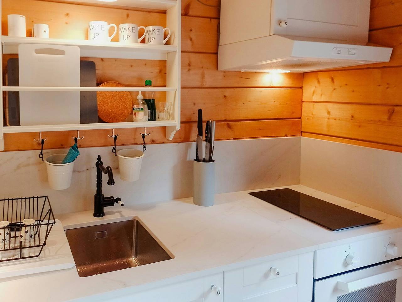 Blockhütte mit Whirlpool und Wald gleich um die Ecke in Ryd, Kronoberg