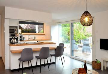 Gîte pour 3 personnes, avec jardin et terrasse en Alsace