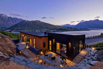 Gîte pour 2 personnes, avec vue sur le lac et terrasse à Queenstown