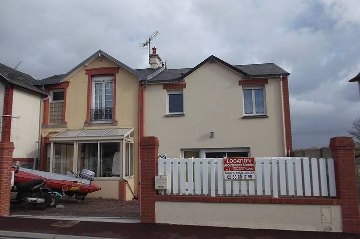 Maison de vacances pour 4 personnes, avec jardin et balcon, animaux acceptés à Granville